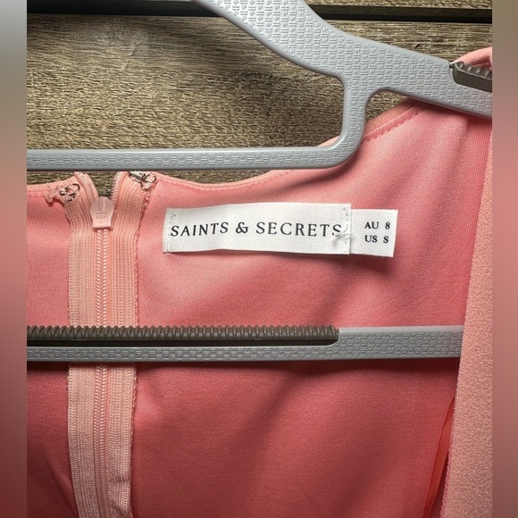 Worn Once Hello Molly  Saints and Secrets Small FUNKY FUN MINI DRESS Pink - Picture 3 of 5